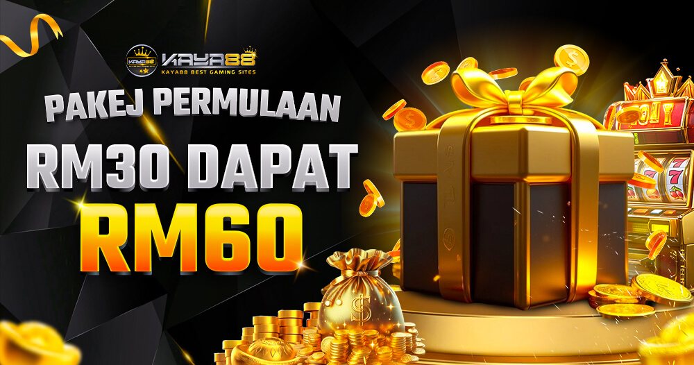 4D Lotto starter package promotion featuring RM30 deposit get RM60 credit on Kaya88 gaming sites 3ss.it.com