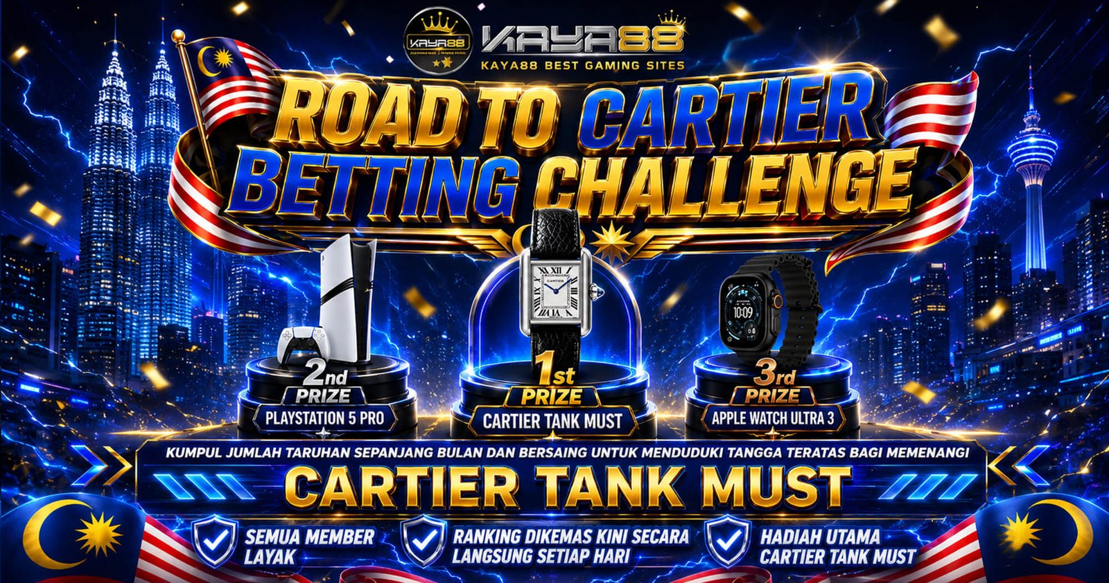 Lotto 4D Malaysia road to cartier betting challenge event banner